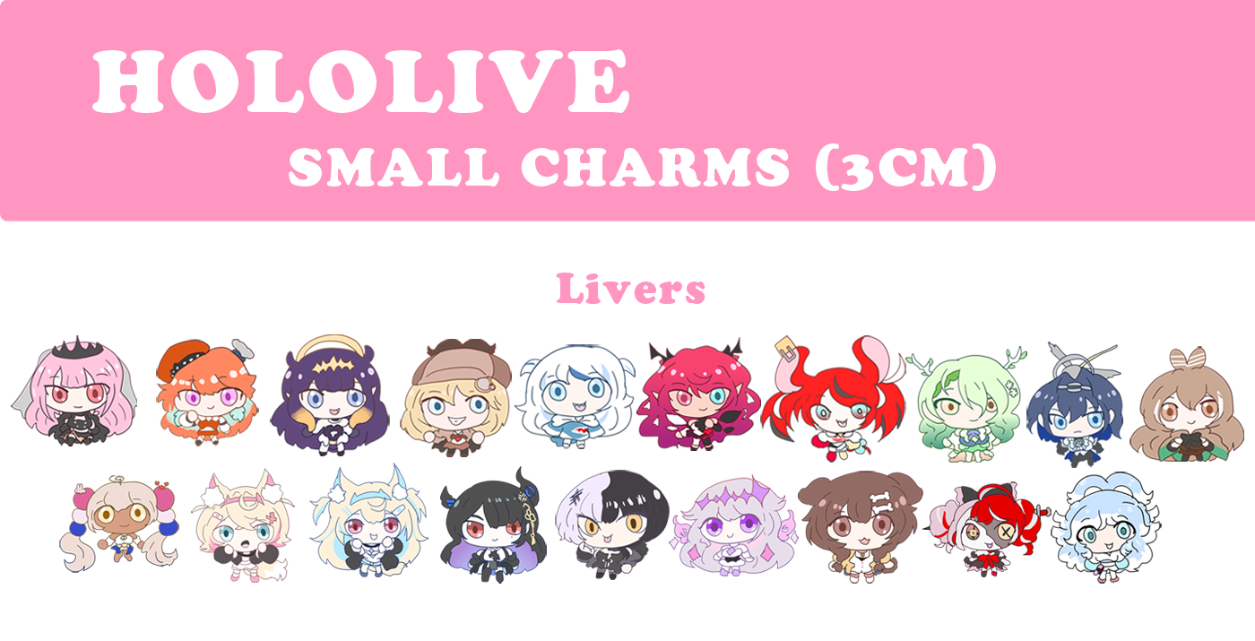 Hololive Small Charms